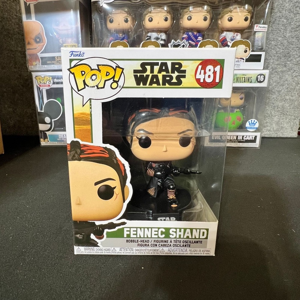 Funko Pop Star Wars The Book of Boba Fett Fennec Shand 481 Vinyl Bobble-Head